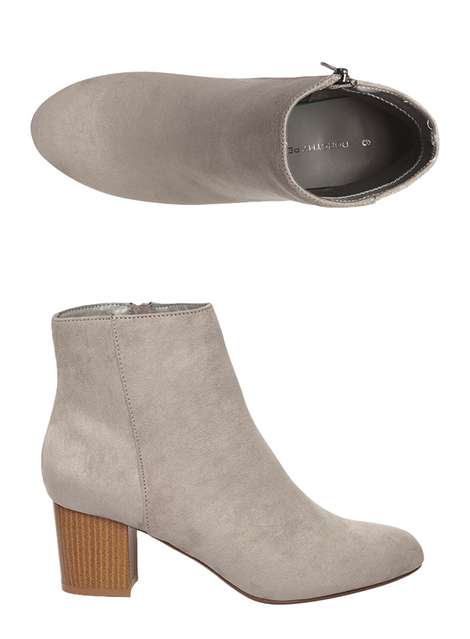 Grey 'A-lister' Heeled Boots
